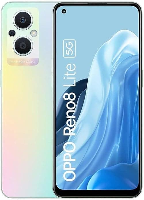 OPPO Reno8 Lite 5G Smartphone, Qualcomm® Snapdragon™ 695, 6.4” AMOLED, 64MP+2MP+2MP rear camera, 16MP front camera, RAM 8GB + ROM 128GB expansion up to 1TB, 4500mAh 33W Supervooc, Rainbow Spectrum على Amazon.ae - متتبع الأسعار