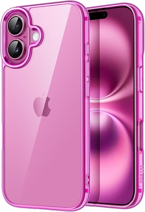 JETech Case for iPhone 16, Anti-Yellowing, Pink on Amazon - Best Deal Finder