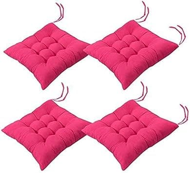 4 PCS Soft Chair Pads, Chair Seat Pads,Chair Cushions Dining Room For Indoor Outdoor Garden Patio Kitchen Office Chairs,Pink-45x45cm on Amazon.ae - Price Tracker