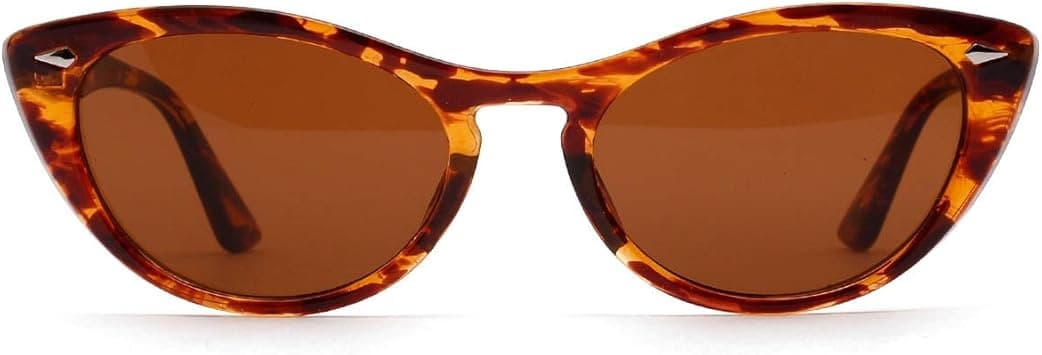 UV Protection Cat Mirror Sunglasses Vintage Style Glasses Suitable for Travel Party Photo Appurtenance Sunglasses for Women (Color : D) on Amazon.ae - Price Tracker