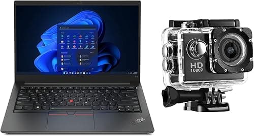 Lenovo Latest ThinkPad E14 Business Laptop 14” FHD 300Nits Display ULTRA 7-256V 16GB RAM, 1TB SSD Intel Graphics WIN11 Pro Black Free Action Camera on Amazon.ae - Price Tracker