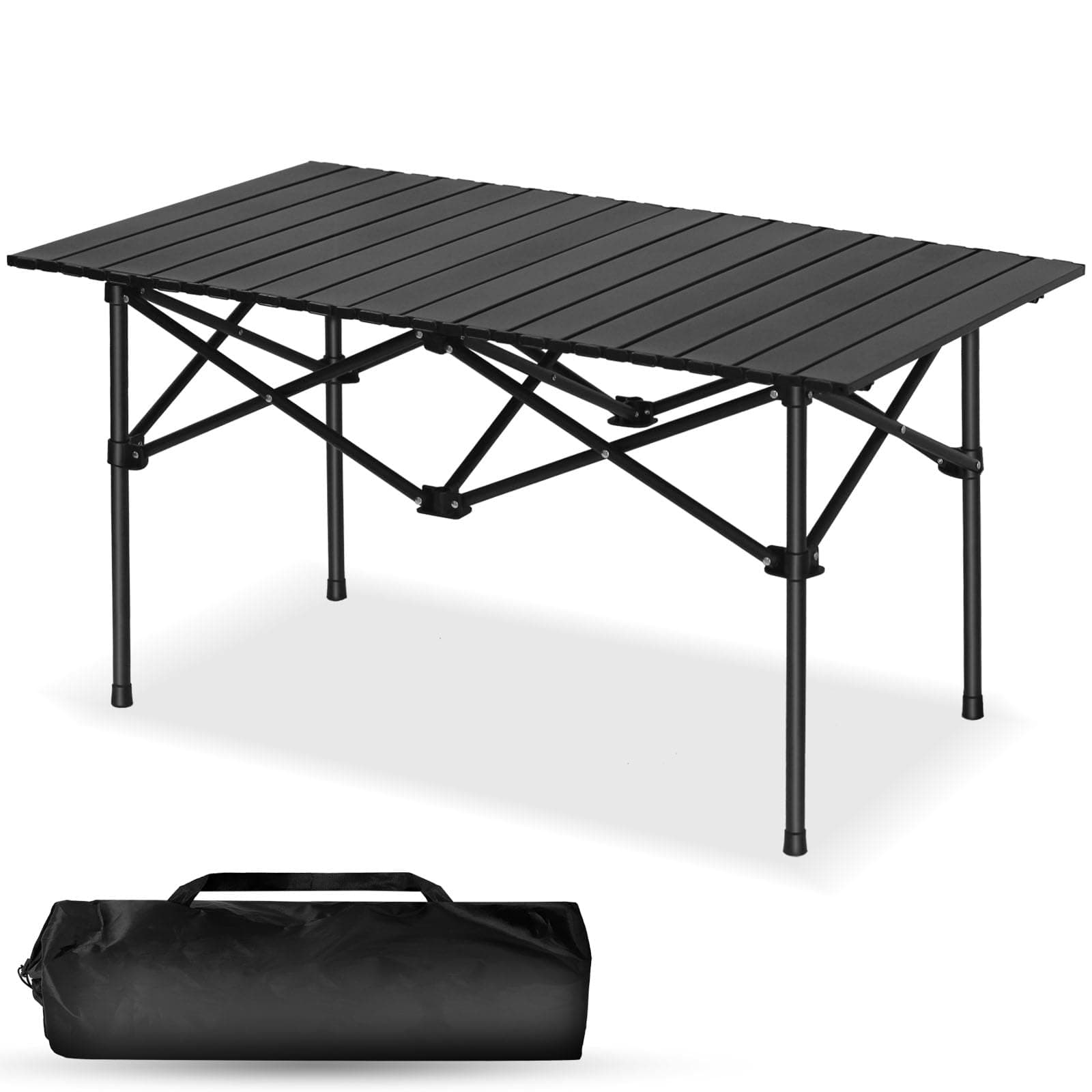 SKY-TOUCH Outdoor Camping Folding Table,Lightweight Folding Table with Aluminum Table Top and Carry Bag, Easy to Carry, Perfect for Outdoor, Picnic, Cooking, Beach, Hiking, Fishing(95×57×50cm) on Amazon.ae - Price Tracker