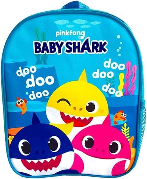 Pinkfong TDL Children's Character Baby Shark Backpack Rucksack Boys School Nursery Travel Bag 29cm على Amazon.ae - متتبع الأسعار