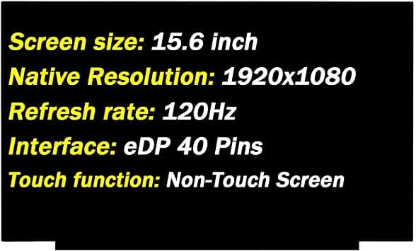 for Lenovo LOQ 15IRH8 LOQ 15APH8 82XV 82XV002LUS LCD Screen Display 15.6" | Compatible with 82XT 1920x1080 15.6" 40 Pin 144hz LCD Non-Touch Screen Display Panel on Amazon.ae - Price Tracker