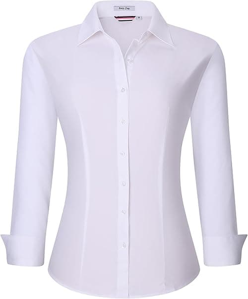Alex Vando Womens Long Sleeve Button Down Shirt Women-03a on Amazon.ae - Price Tracker