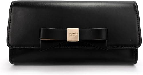 Kate Spade New York Women's Leather Bow Belt Bag, Removable Zip Pouch for Hands-Free Carrying & Travel, Black, S-M on Amazon - Best Deal Finder