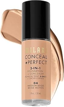 Milani Conceal + Perfect 2-In-1 Foundation - 04 Medium Beige on Amazon.ae - Price Tracker