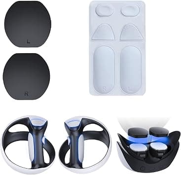 NALACAL Complete Accessories Kit for Playstation VR2 - Includes 2 Silicone Pad Handle Grips for VR2 Sense Controllers & 1 Anti-dust Cover for PS VR2 Lens, Offering Easy Installation, Precise Cut على Amazon.ae - متتبع الأسعار