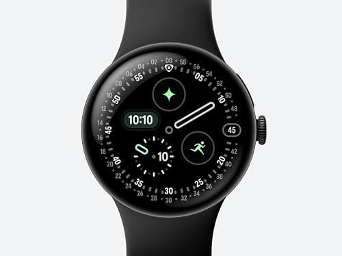 Google Pixel Watch 4 (45mm) - Android Smart Watch with Comprehensive Health and Fitness Tracking and Gemini Support - Matte Black Aluminium Case - Obsidian Sports Band - WiFi on Amazon.ae - Price Tracker