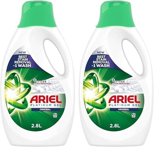 Ariel Platinum Clean Original Liquid Detergent, 2.8L (Pack of 2) on Amazon.sa - Price Tracker