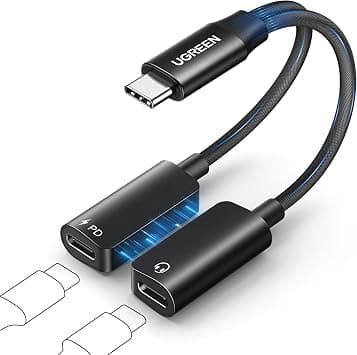 UGREEN Magnetic USB C Splitter 2 Port USB C Headphone PD 60W Fast Charge | USB C Aux Adapter Compatible with iPhone 17 Pro Max/16/15 Galaxy S26 Ultra S25 S24 A56 Tablet Mac Pixel 10/9 iPad Pro on Amazon.ae - Price Tracker