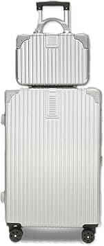 MOTIM 2pcs Boarding Carry-on Luggage Sets Expandable PP Hard Shell Clearance Luggage with Spinner Wheels Lightweight Durable Carry-on Suitcase Set for Long Distance Travel (Silver, 28-inch) on Amazon - Best Deal Finder