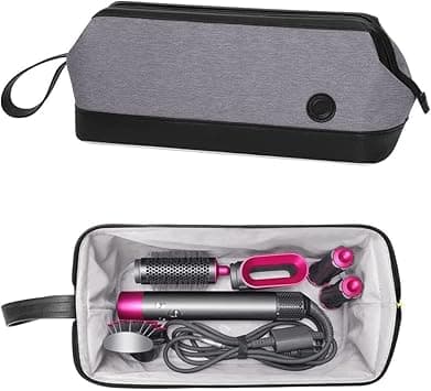 Waterproof Travel Case Portable Storage Bag for Dyson Hair Dryer, Portable Travel Organizer for Hair Straightener and Attachments, Anti-scratch Dustproof Protection Organizer Travel Gift Case (Grey) on Amazon.ae - Price Tracker