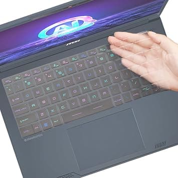 MUBUY Keyboard Cover for 14" MSI Stealth 14 Studio A13VF A13VE,Stealth 14 AI Studio A1VEG A1VFG A1VGG, Cyborg 14 AI A13VX Ultra Thin Keyboard Cover Skin Protector(TPU) on Amazon.ae - Price Tracker