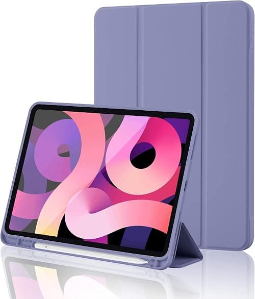AWH iPad 10th Generation Case 2022 with Pencil Holder iPad 10.9 Inch Case 2022, Soft TPU Back 10th Gen Cover iPad Protective Smart Trifold Stand Case for iPad 10 Generation, Auto Wake/Sleep, Blue Gray on Amazon.ae - Price Tracker