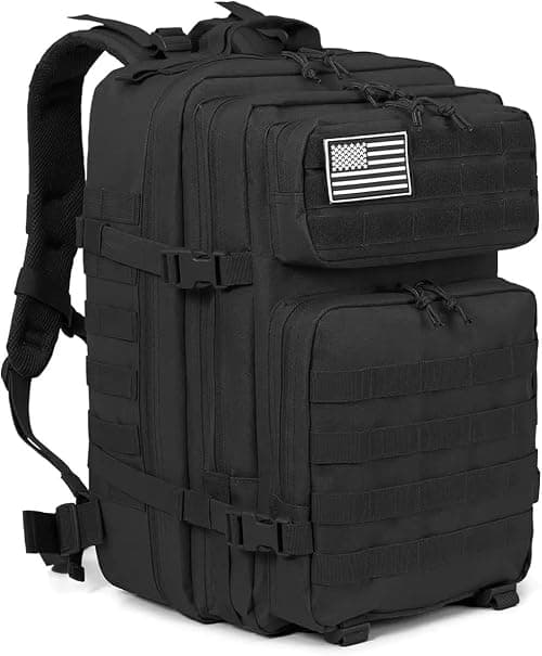 45L Military Tactical Backpack for Men, Large Molle Army Rucksack, Water Resistant Backpack for Hiking Camping Travel Outdoor on Amazon.ae - Price Tracker