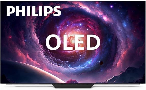 PHILIPS 77-INCH PREMIUM OLED GOOGLE TV WITH P5 PERFECT PICTURE ENGINE (77OLED720), DOLBY VISION & ATMOS, 120HZ NATIVE REFRESH RATE, HDMI 2.1, VRR, ALLM, GOOGLE ASSISTANT & 70W CINEMATIC SOUND على Amazon.ae - متتبع الأسعار