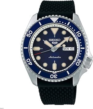 Seiko Watch for Men, Automatic Movement, Analog Display, Black Stainless Steel Strap-SRPD71K2, blue, strap on Amazon.ae - Price Tracker