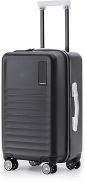 MOKOBARA The Aisle Trunk Luggage | 56 Cms Polycarbonate Shell, YKK Zippers, TSA-Approved Lock & Silent Ninja Wheels Travel Suitcase (Cabin, Money Moves) Black on Amazon.ae - Price Tracker