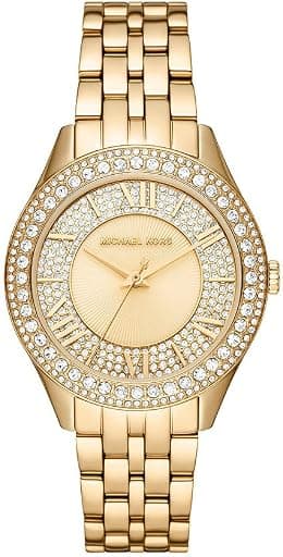 Michael Kors Watch for Women Harlowe, Three-Hand, Stainless Steel Watch with a 38 mm Case Size - متتبع أسعار Amazon.sa