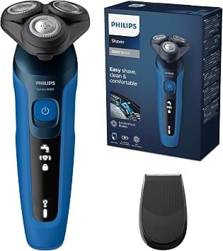 Philips S5466 Series 5000 Electric Wet and Dry Shaver, Powerful & Gentle Shave, Steel Precision Clipper System, Flexible Shaving Heads on Amazon.ae - Price Tracker