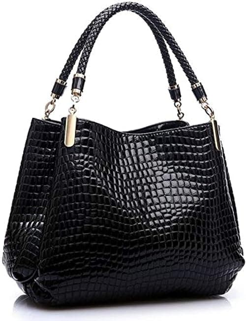 Crocodile design with strap,PU leather handbag for ladies on Amazon - Best Deal Finder