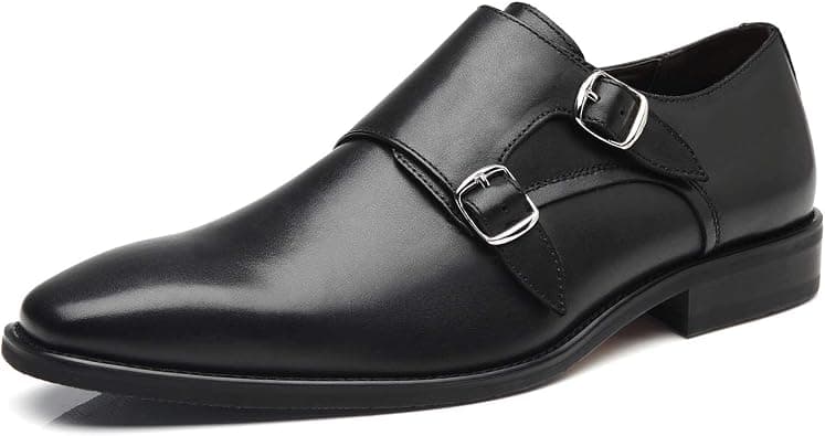 La Milano Men Dress Shoes Lace Up Oxford Classic Plain Toe Modern Formal Leather Shoes for على Amazon.ae - متتبع الأسعار