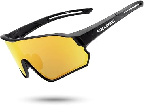 ROCKBROS Polarized Sports Sunglasses Anti-Glare HD Cycling Sun Glasses on Amazon.ae - Price Tracker