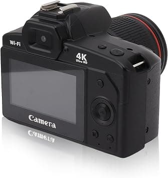 Digital Camera, 4K 64MP 16X Digital Zoom HD Vlogging Camera, 3 Inch Color Display, 4800mAh Large Battery, for Teens Adult Beginner Boys Girls Seniors على Amazon.ae - متتبع الأسعار