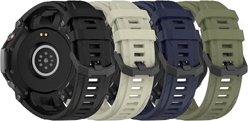 QGHXO Band for Amazfit T-Rex 3, Soft Silicone Replacement Band for Amazfit T-Rex 3 Smartwatch (No Tracker, Replacement Bands Only) on Amazon.ae - Price Tracker