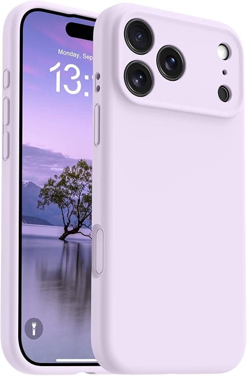 OTOFLY Magnetic for iPhone 17 Pro Max Case,Compatible with Magsafe,Classic Liquid Silicone Mobile Phone Case,Integrated Camera Control Button,Anti-Scratch Microfiber Lining,Cloud Mauve on Amazon.ae - Price Tracker