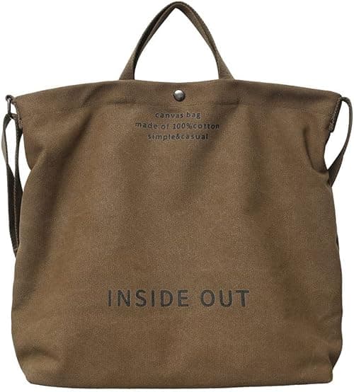 Women Canvas Tote Handbags Casual Shoulder Work Bag Crossbody Top Handle Bag Cross-body Handbags on Amazon.ae - Price Tracker