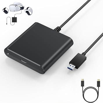 PS VR2 PC Adapter - PS VR2 Accessory Kit with Power Adapter & DisplayPort Cable, Expanded Library of Games That Can Be Played on PS VR 2 (Black) on Amazon.ae - Price Tracker