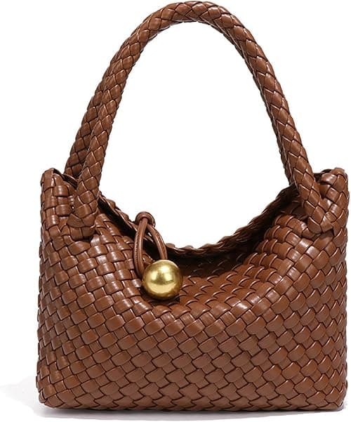 Mini Woven Women's Handbag Lightweight Luxury Vegan Leather Handle Fashion Business Daily Crossbody Bag on Amazon.ae - Price Tracker
