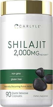 Carlyle Shilajit Capsules | 2000mg | 90 Count | Non-GMO and Gluten Free Supplement on Amazon.ae - Price Tracker