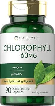 Carlyle Chlorophyll Pills | 90 Capsules | Naturally Occurring Pigment | Chlorophyll Concentrate Supplement | Non-GMO, Gluten Free Complex على Amazon.ae - متتبع الأسعار
