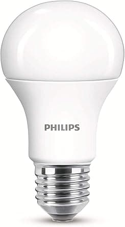 Philips LED E27 Frosted Light Bulbs, 13 W (100 W) - Warm White, Pack of 2 - متتبع أسعار Amazon.sa