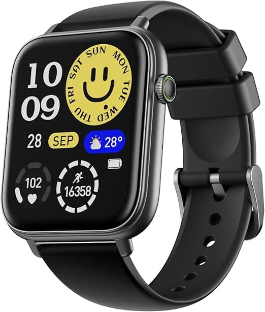 Oraimo Watch 6N Smart Watch, 1.83" HD Touch Screen, AI Watch Faces, Heart Rate & SpO2 Monitor, 7-Day Battery, IP68 Waterproof, 100 Workout Modes, Wireless HD Calling, Anti-Scratch Glass, IOS & Android on Amazon.ae - Price Tracker