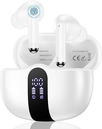 Wireless Earphones For Iphone 17 Pro Max, 17pro, Iphone Air 16e 16 15, Noise Cancelling In Ear Buds, Bluetooth Headphone Mini Comfortable Earpods For Apple, Android Samsung Galaxy, Pixel Pods on Amazon.ae - Price Tracker