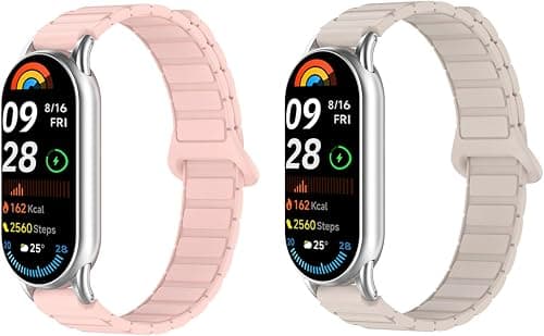 Silicone Watch Band for Xiaomi Smart Band 10/9/8, Quick Release Soft Replacement Watch Strap, Magnetic Wrist Strap for Smartwatch, Adjustable Wristband on Amazon.sa - Price Tracker