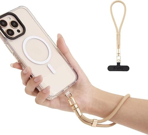 Phone Wrist Strap for iPhone & Samsung – 6mm Lanyard with 2 Non-Adhesive Nylon & TPU Tether Tabs | Secure Hand Strap for Men & Women (Case Required, for Smartphones) – Camel Beige on Amazon.ae - Price Tracker