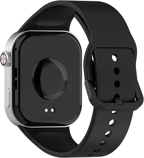 Compatible with Redmi Watch 6/5/4 Replacement Band Silicone Wrist Strap Bracelet Soft And Durable with Quick Release Compatible with Xiaomi Smart Band 9 Pro/8 Pro(Black) on Amazon.sa - Price Tracker