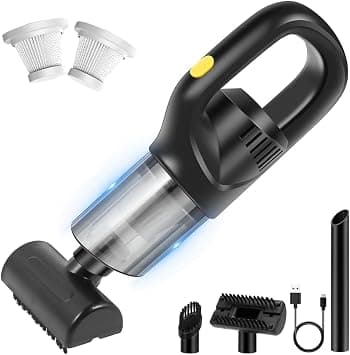 Handheld Vacuum Cordless Car Vacuum, Car Hand Held Vacuum Cleaner,Strong Suction Portable with 3 Suction Heads on Amazon - Best Deal Finder