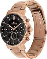 Tommy Hilfiger Analogue Multifunction Quartz Watch for Men with Brown Stainless Steel Bracelet - 1710712 - Amazon.ae Price Tracker