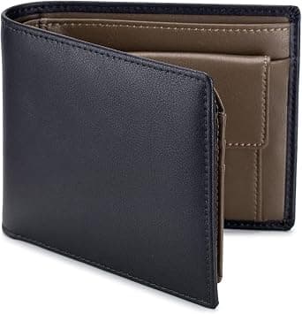 RFID Blocking Genuine Leather Wallet for Men, Classic Anti Theft Security Bifold Mens Wallet Front Pocket Purse with 10 Credit Card Holders, 2 Cash Bill Compartments and 1 Snap Coin Pocket - Amazon.sa Price Tracker