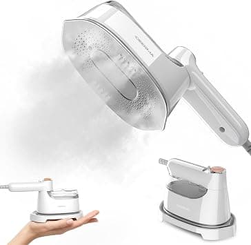 Deerma 2 in 1 Handheld Garment Steamer, 1400W Portable Steam Iron, Fast Heating 45g/min, Foldable Travel Steamer, 120ML on Amazon.ae - Price Tracker