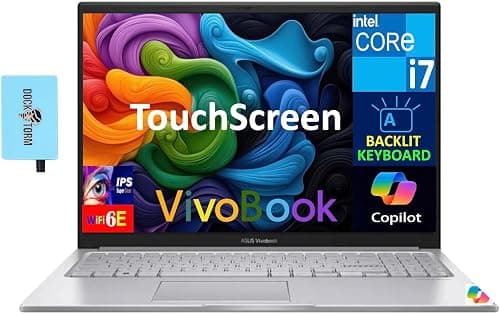 ASUS Vivobook 15 Business Laptop, 15.6" Touchscreen IPS FHD (1920x1080) Display (Intel Core 7 150U (Beats i7-1355U), 24GB RAM, 2TB SSD, WiFi 6, BT 5.1, HD Webcam, Win 11 Home) w/Dockztorm USB Hub on Amazon.ae - Price Tracker