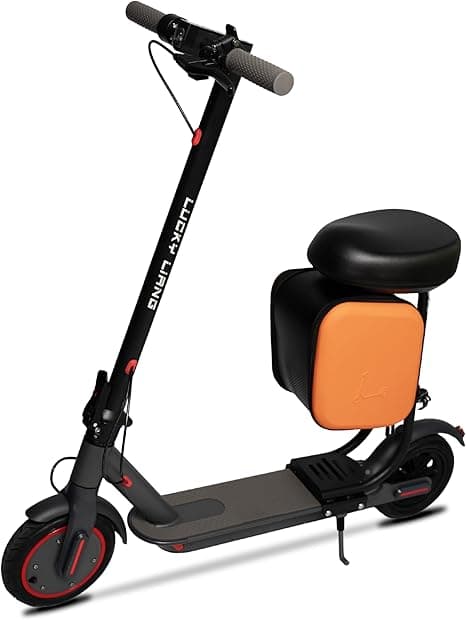 L11 Plus Electric Scooter with Seat for Adults, 350W Brushless Motor, 36V 7.8Ah Battery, 45KM/H 3-Speed Modes, 20–25KM Range, 8.5″ Road Tires, Foldable Aluminum Alloy Frame on Amazon.ae - Price Tracker