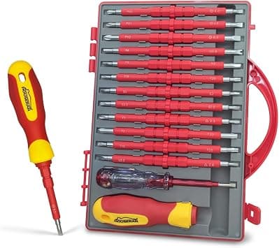 Electrical Screwdriver Set, Insulated Screwdriver, 26 Pcs على Amazon.ae - متتبع الأسعار
