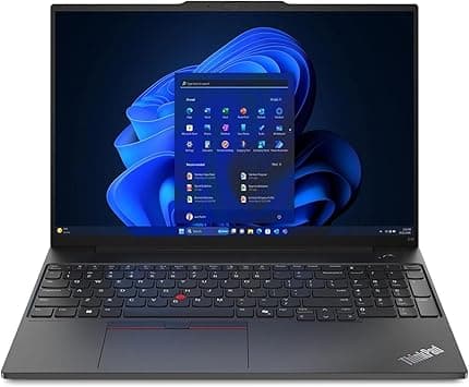Lenovo ThinkPad E16 Gen 2 Business Laptop Computer, AMD 8-Core Ryzen 7 7735HS (Beat i7-1355U), 32GB DDR5 RAM, 1TB PCIe SSD, 16" FHD+, WiFi 6E, Backlit KB, Fingerprint Reader, Windows 11 Pro, vent-hear on Amazon.sa - Price Tracker